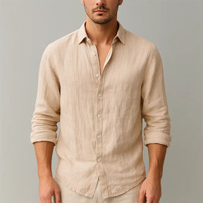 Camisa de Linho Masculina Lorennzi Kenzo 2