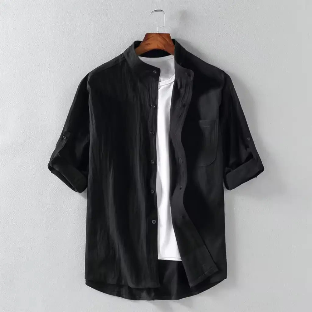 Camisa de Linho Masculina Lorennzi Linen 4