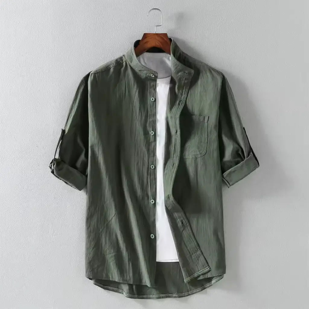 Camisa de Linho Masculina Lorennzi Linen 5