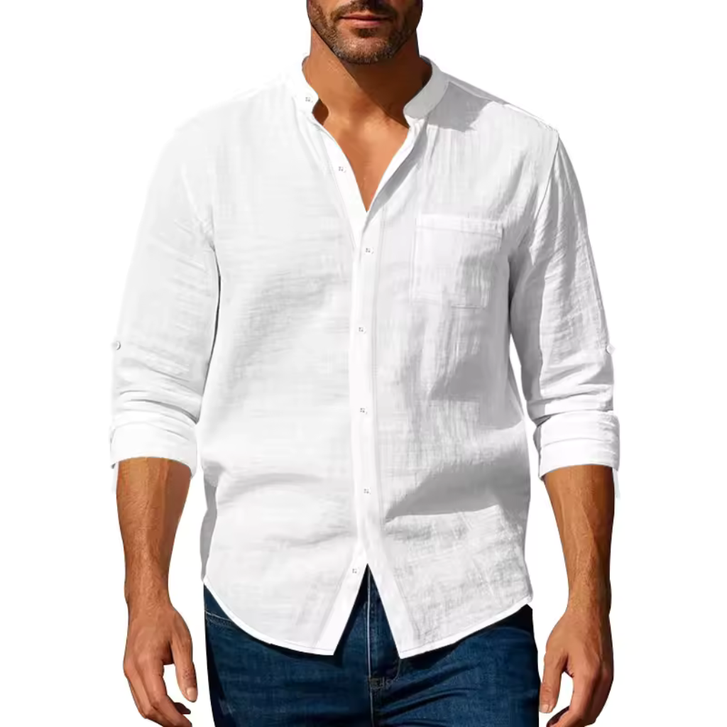 Camisa de Linho Masculina Lorennzi Roma 3