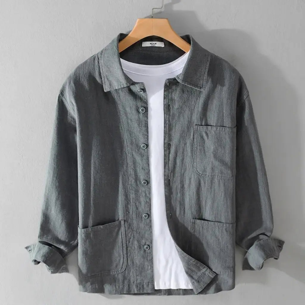 Camisa de Linho Masculina Lorennzi Satori 3