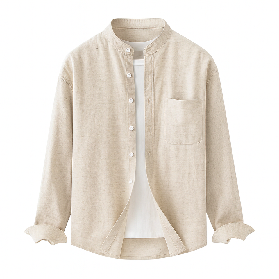 Camisa de Linho Masculina Lorennzi Trento