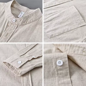 Camisa de Linho Masculina Lorennzi Trento 8