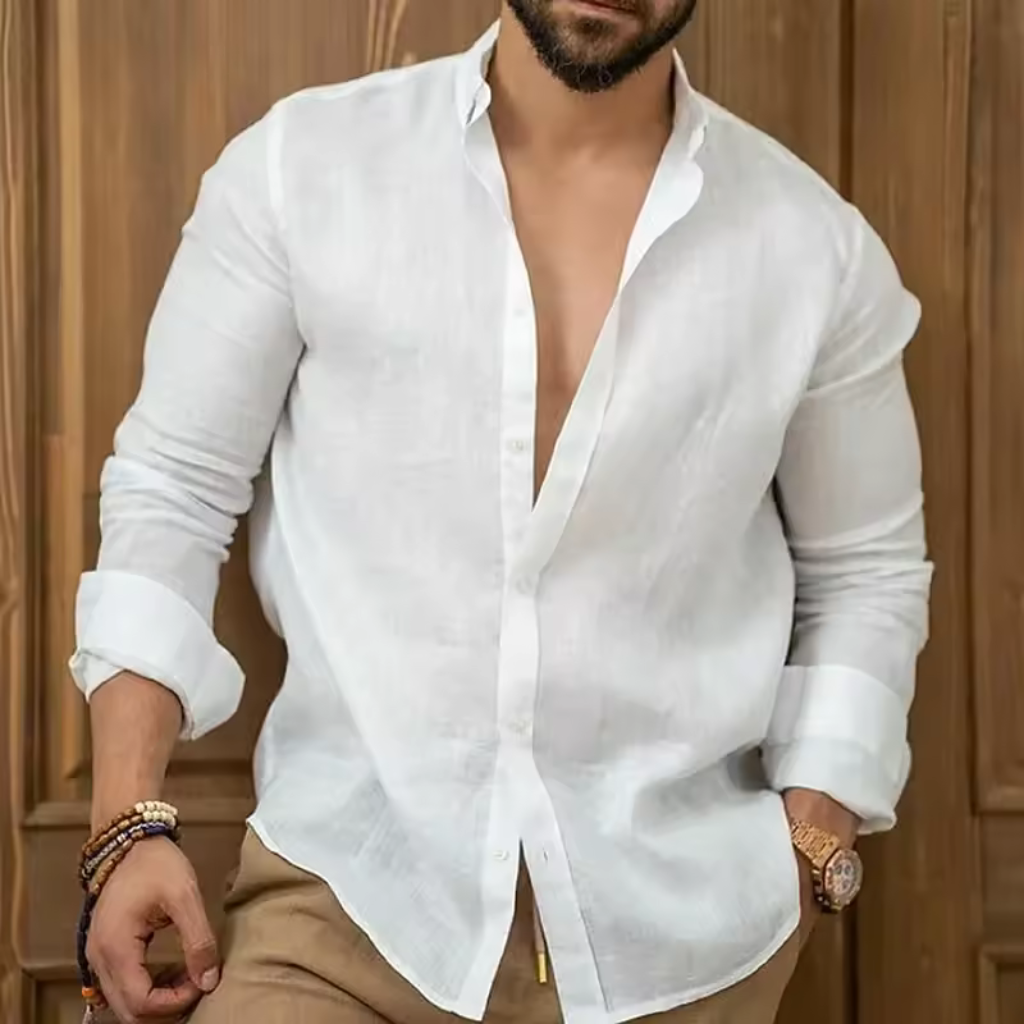 Camisa de Linho Premium Lorennzi Coast 4