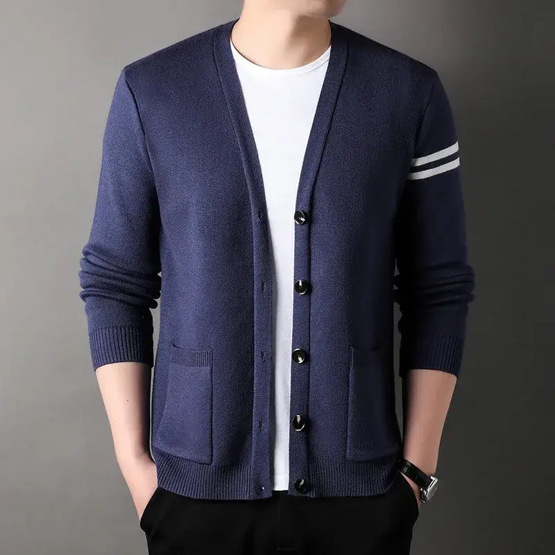 Cardigan Masculino Lorennzi Gola V 6
