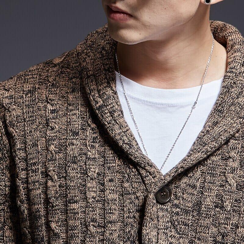 Cardigan Masculino em Algodão Lorennzi 5