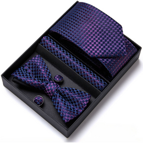 Conjunto Premium de Gravata Estampada Ferretti 7