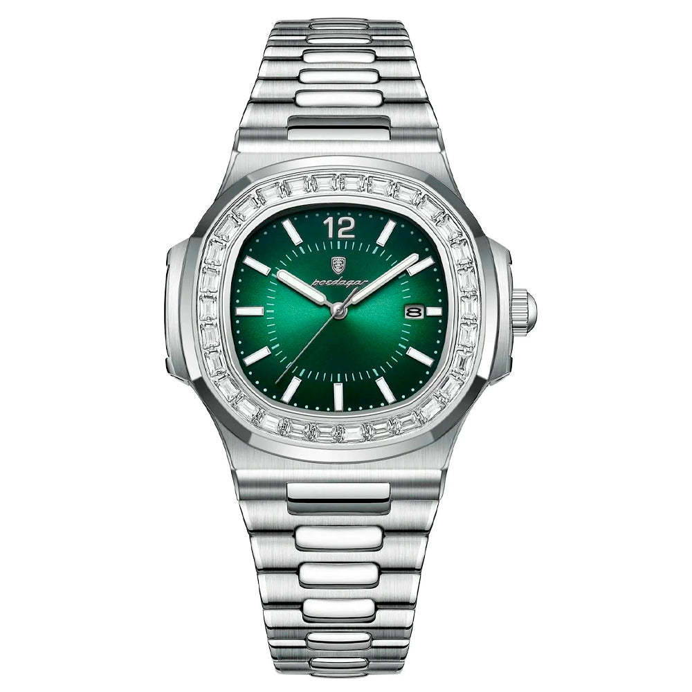 Relógio Masculino Cravejado Forllini Spectre