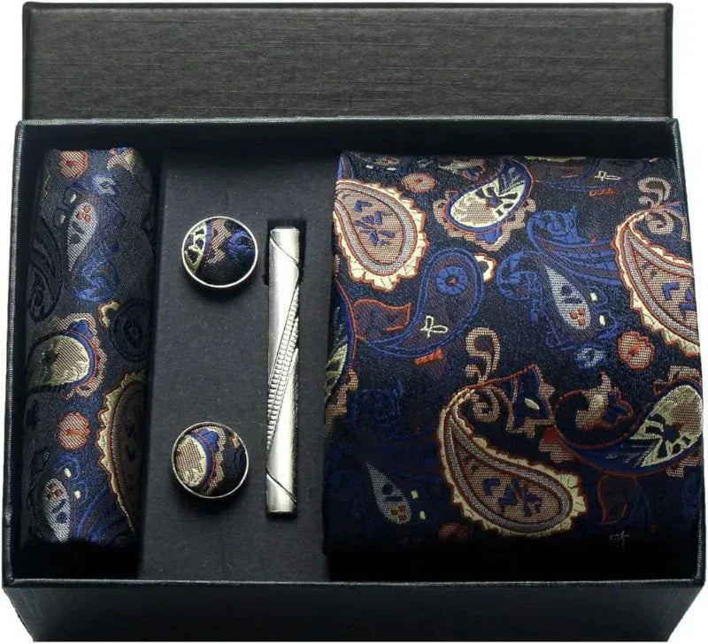 Gravata Estampada Conjunto de Seda Valentini 10