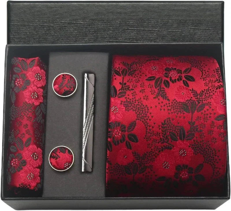 Gravata Estampada Conjunto de Seda Valentini 22