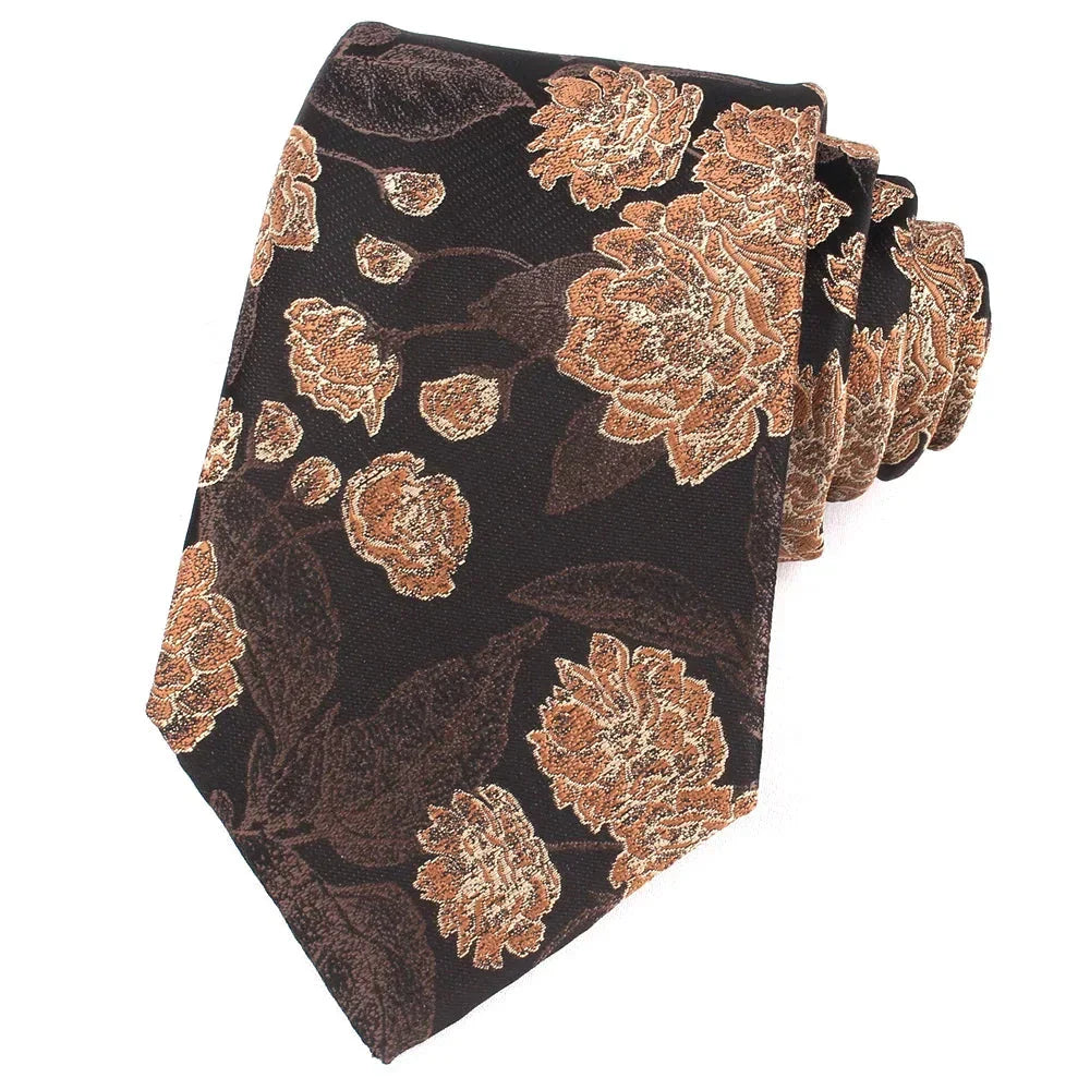 Gravata Estampada Floral Lorennzi Vitale 11