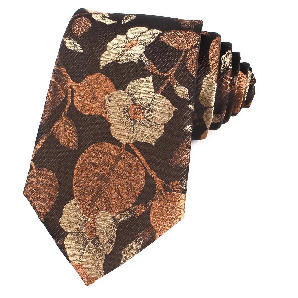 Gravata Estampada Floral Lorennzi Vitale 4