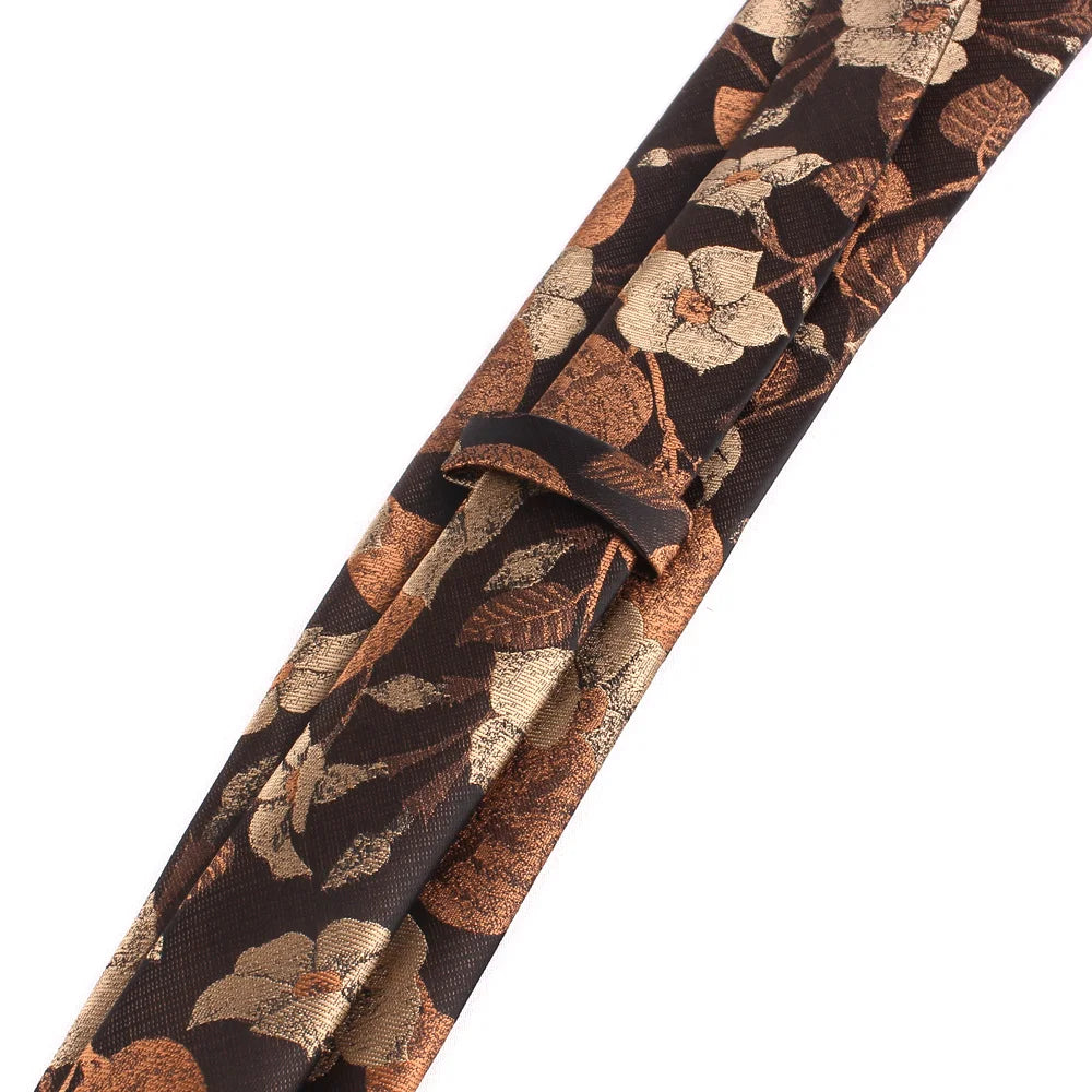 Gravata Estampada Floral Lorennzi Vitale 6