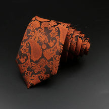 Gravata Estampada Floral Roman 10