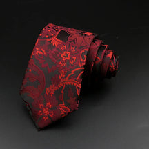 Gravata Estampada Floral Roman 14