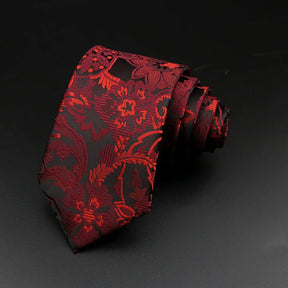 Gravata Estampada Floral Roman 14