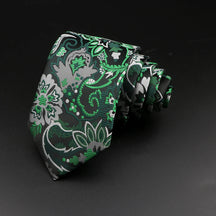 Gravata Estampada Floral Roman 16