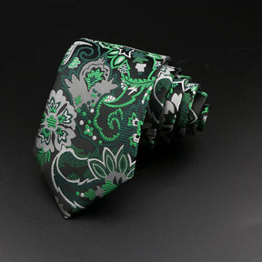 Gravata Estampada Floral Roman 16