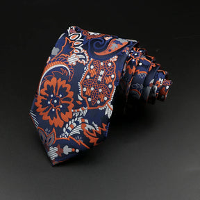 Gravata Estampada Floral Roman 20