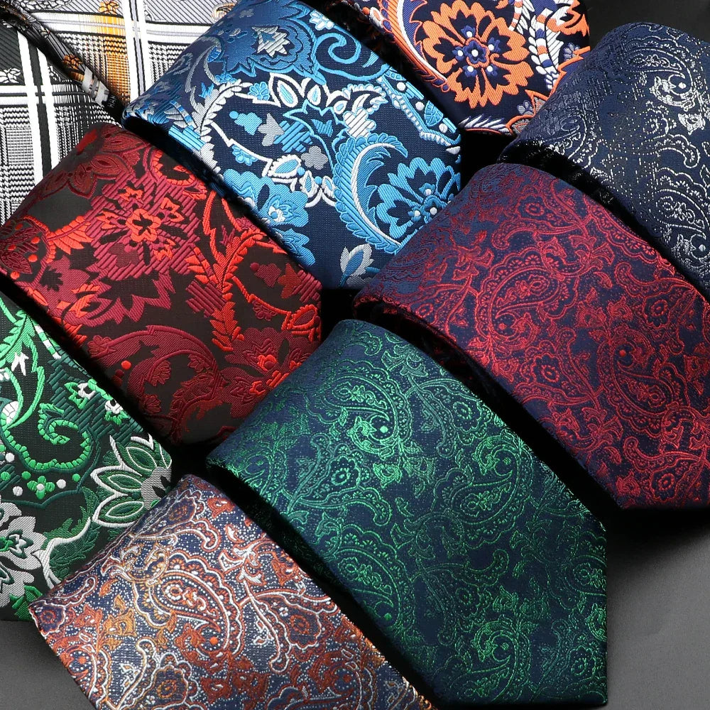 Gravata Estampada Floral Roman 3