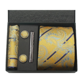 Gravata Estampada Lorennzi Conjunto de Seda 24