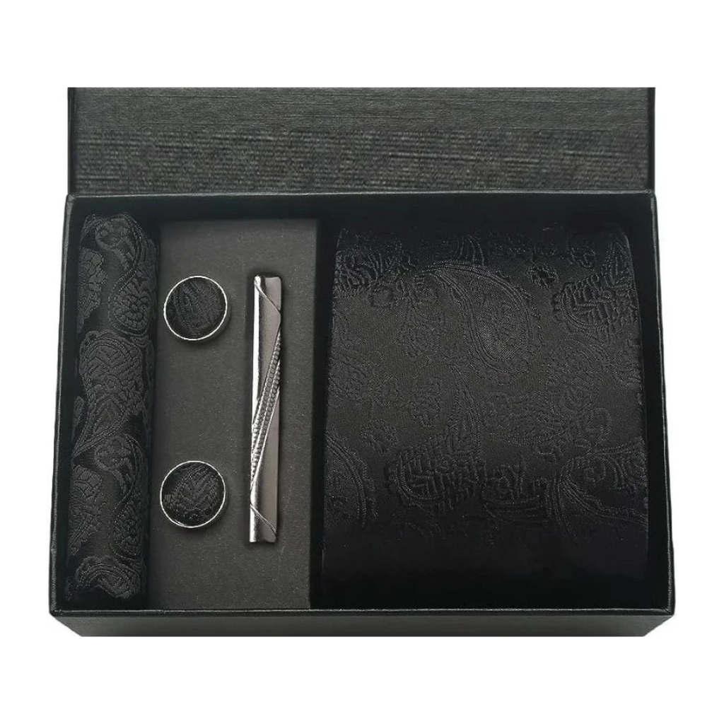 Gravata Estampada Lorennzi Conjunto de Seda 26