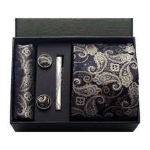 Gravata Estampada Lorennzi Conjunto de Seda 27