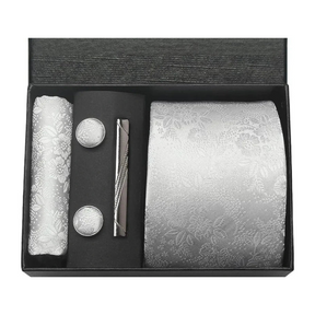 Gravata Estampada Lorennzi Conjunto de Seda 29