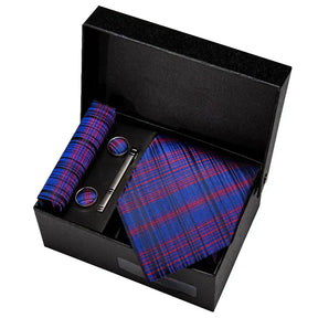 Gravata Listrada Conjunto de Seda Lorennzi 16