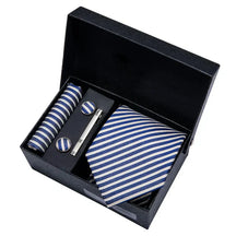 Gravata Listrada Conjunto de Seda Lorennzi 17