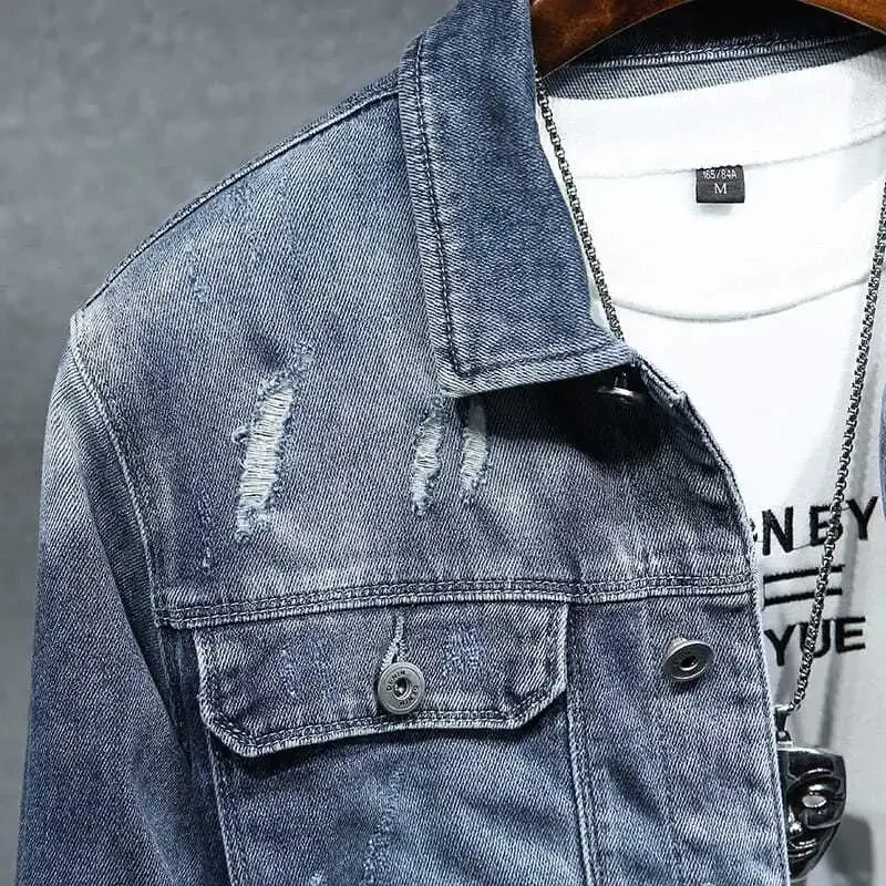 Jaqueta Jeans Masculina Lorennzi Braxton 4