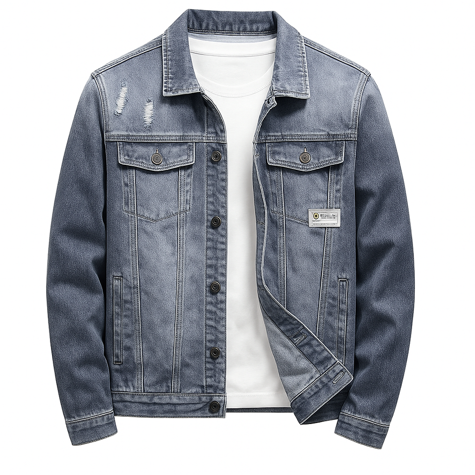 Jaqueta Jeans Masculina Lorennzi Braxton 6