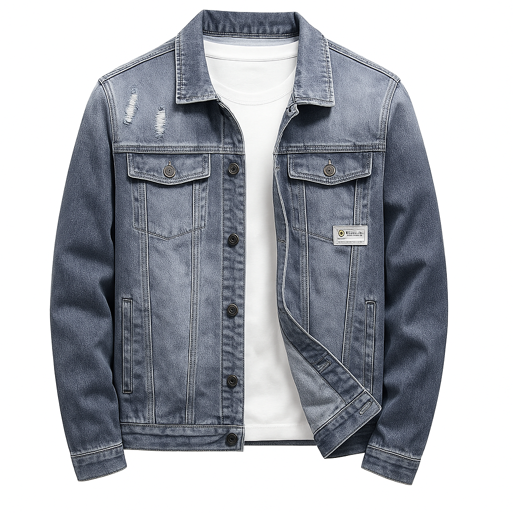 Jaqueta Jeans Masculina Lorennzi Braxton 6