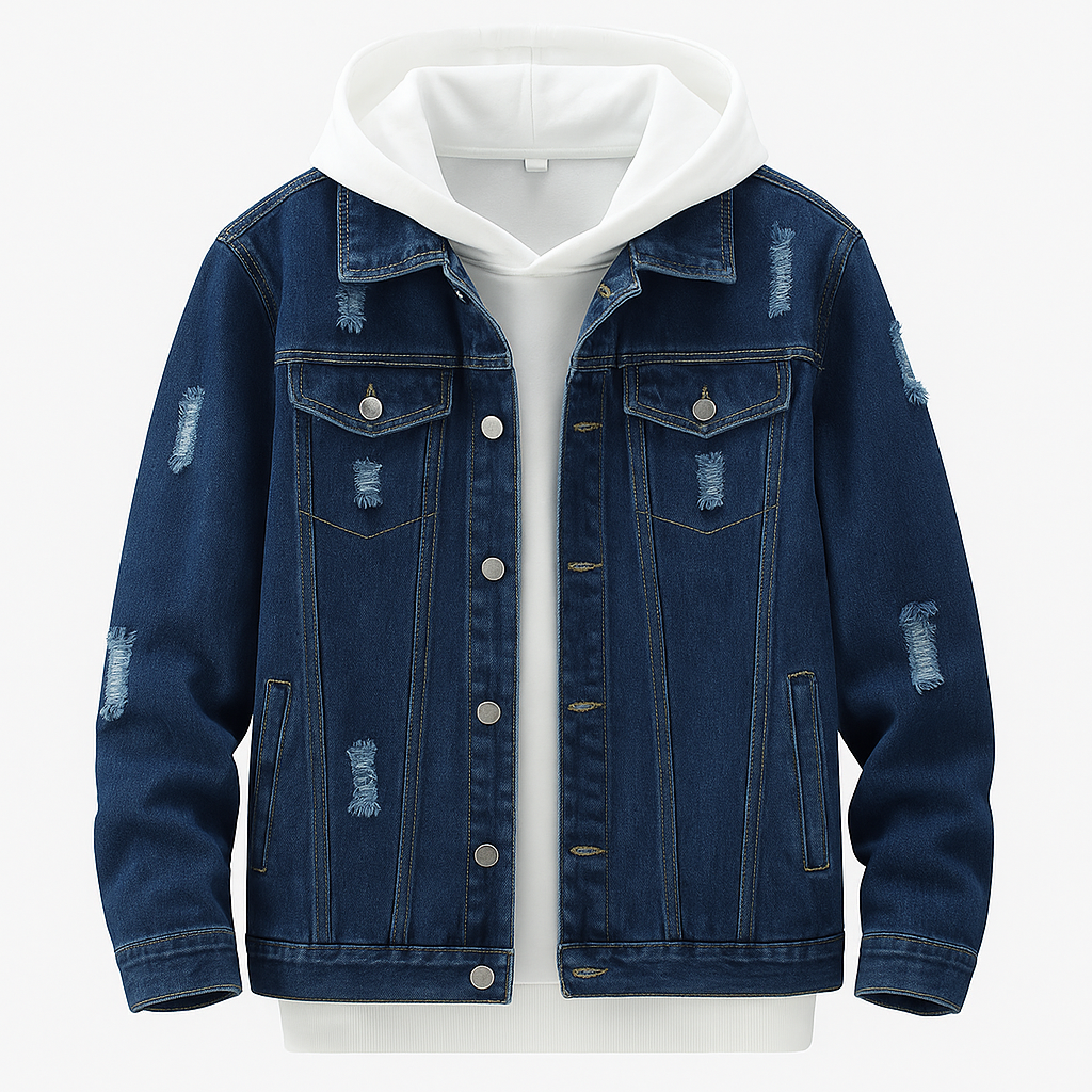 Jaqueta Jeans Masculina Lorennzi British 8