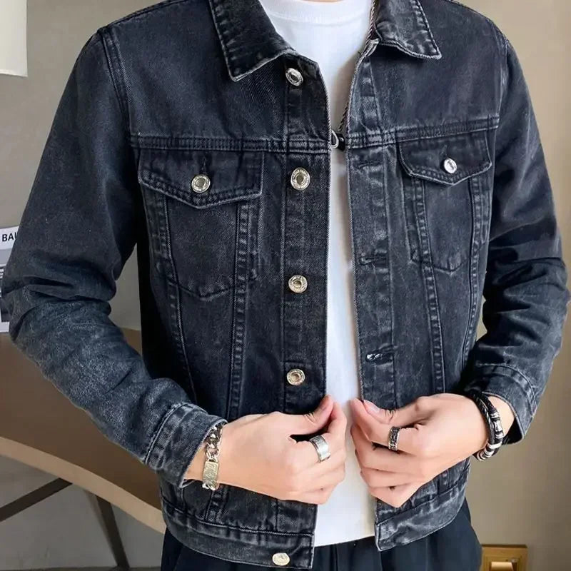 Jaqueta Jeans Masculina Lorennzi com Botões 2