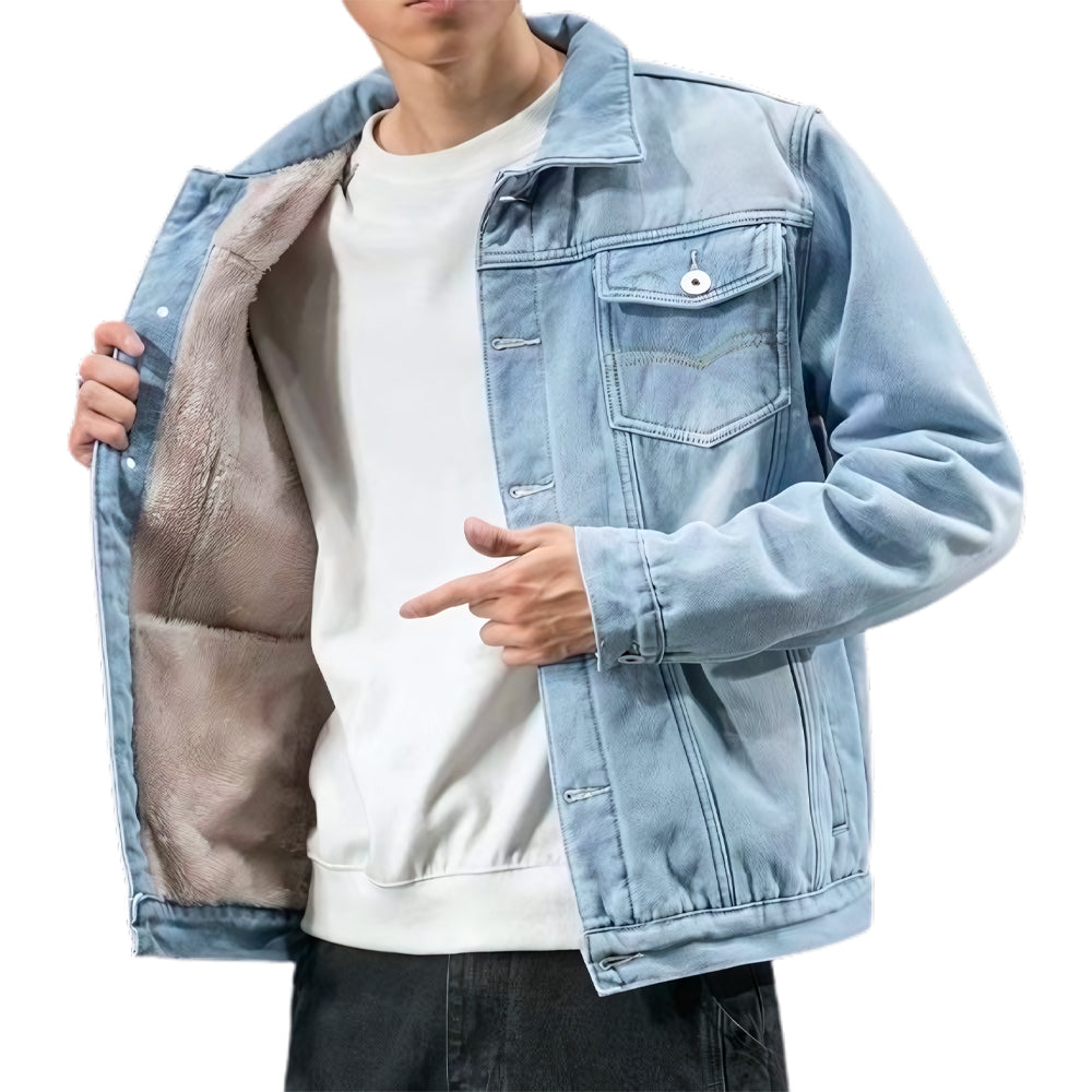 Jaqueta Masculina Jeans Acolchoado Lorennzi Stone 2