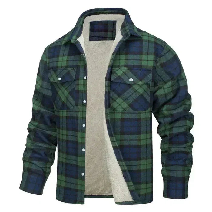 Jaqueta Masculina Xadrez Lorennzi Noir