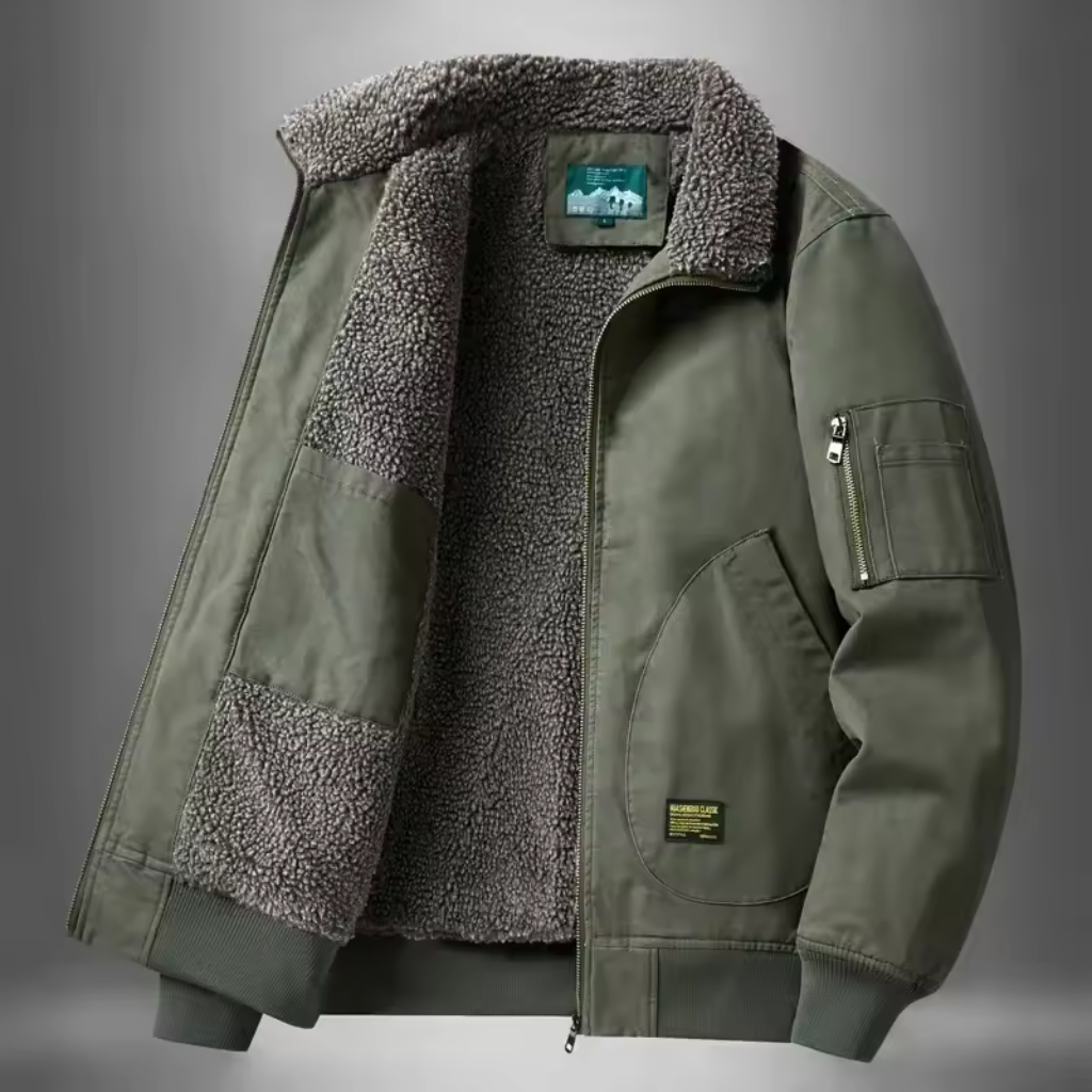 Jaqueta Masculina de Lã Lorennzi Aviator 8
