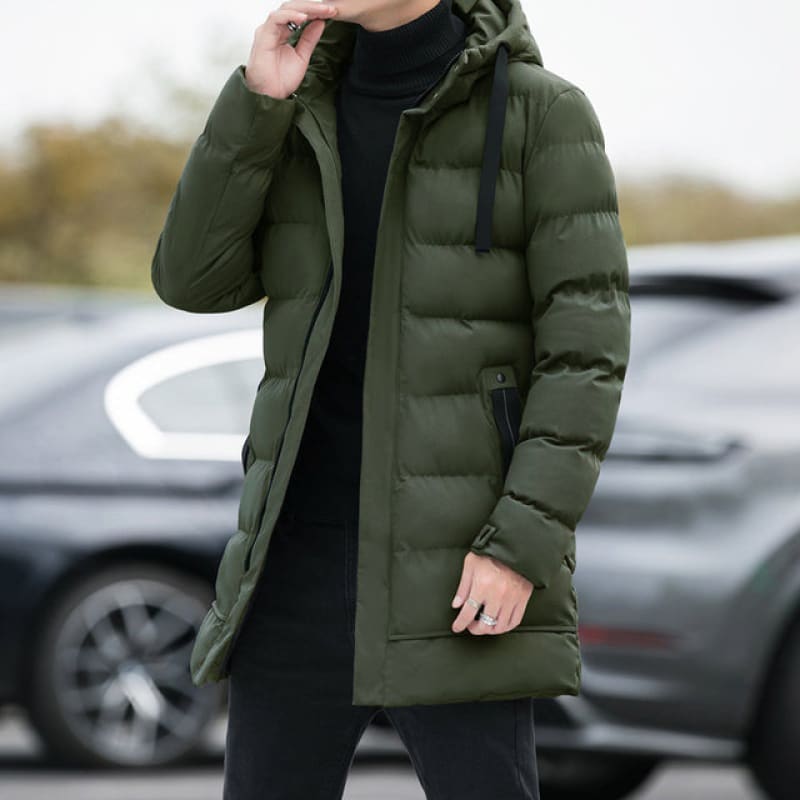 Jaqueta Puffer Masculina Alongada Lorennzi 5