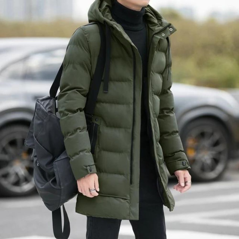 Jaqueta Puffer Masculina Alongada Lorennzi 6