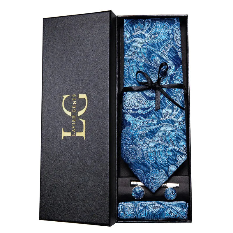 Kit Gravata Estampada de Seda Vitale Lorennzi 23