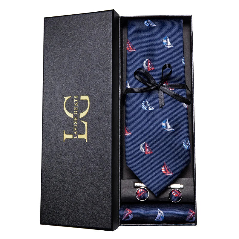 Kit Gravata Estampada de Seda Vitale Lorennzi 26