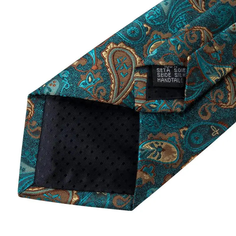 Kit Gravata Estampada de Seda Vitale Lorennzi 7