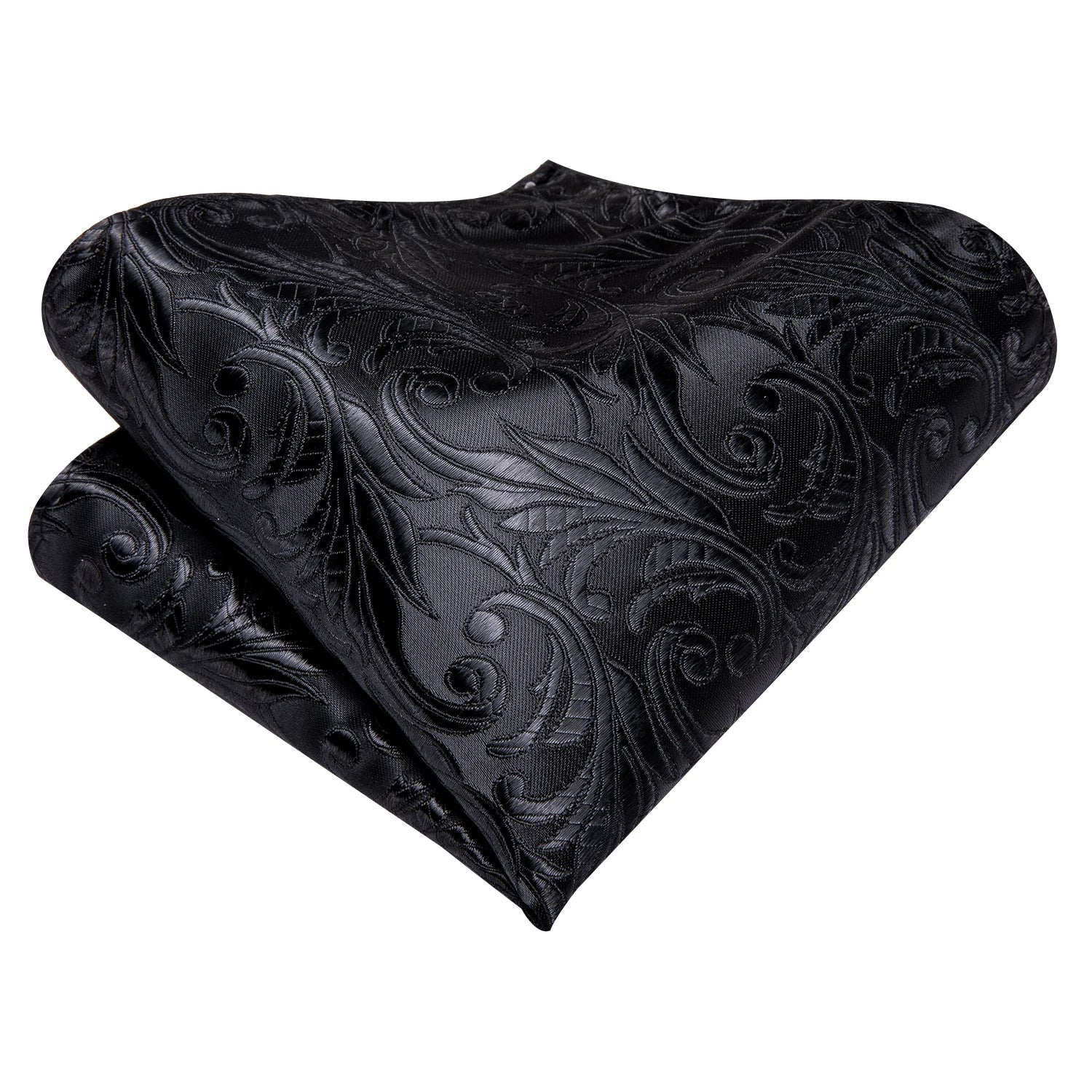Kit Gravata Tradicional de Seda com Lenço e Abotoaduras 6