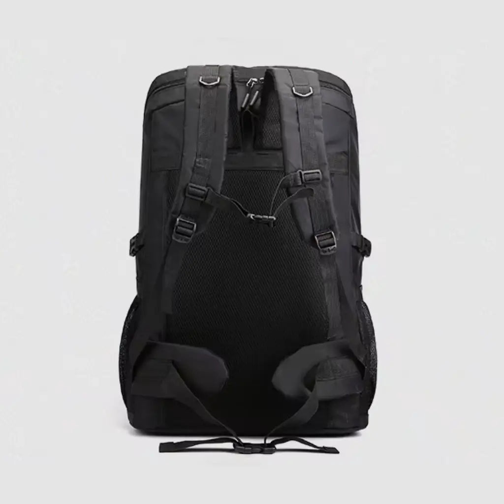 Mochila-Impermeavel-Forge-Lorennzi-60L-Preto-Costas