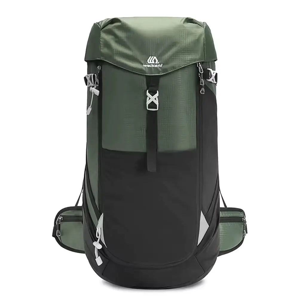 Mochila-de-Viagem-Tech-50L-Lorennzi-Verde-Frente