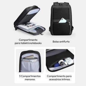 Mochila Executiva Impermeável Notebook 15.6" USB Lorennzi 5