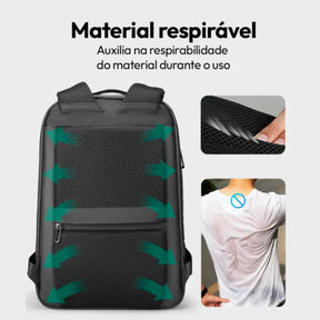 Mochila Executiva Impermeável Notebook 15.6" USB Lorennzi 6