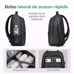 Mochila Executiva Notebook 15.6" Coast Lorennzi 5