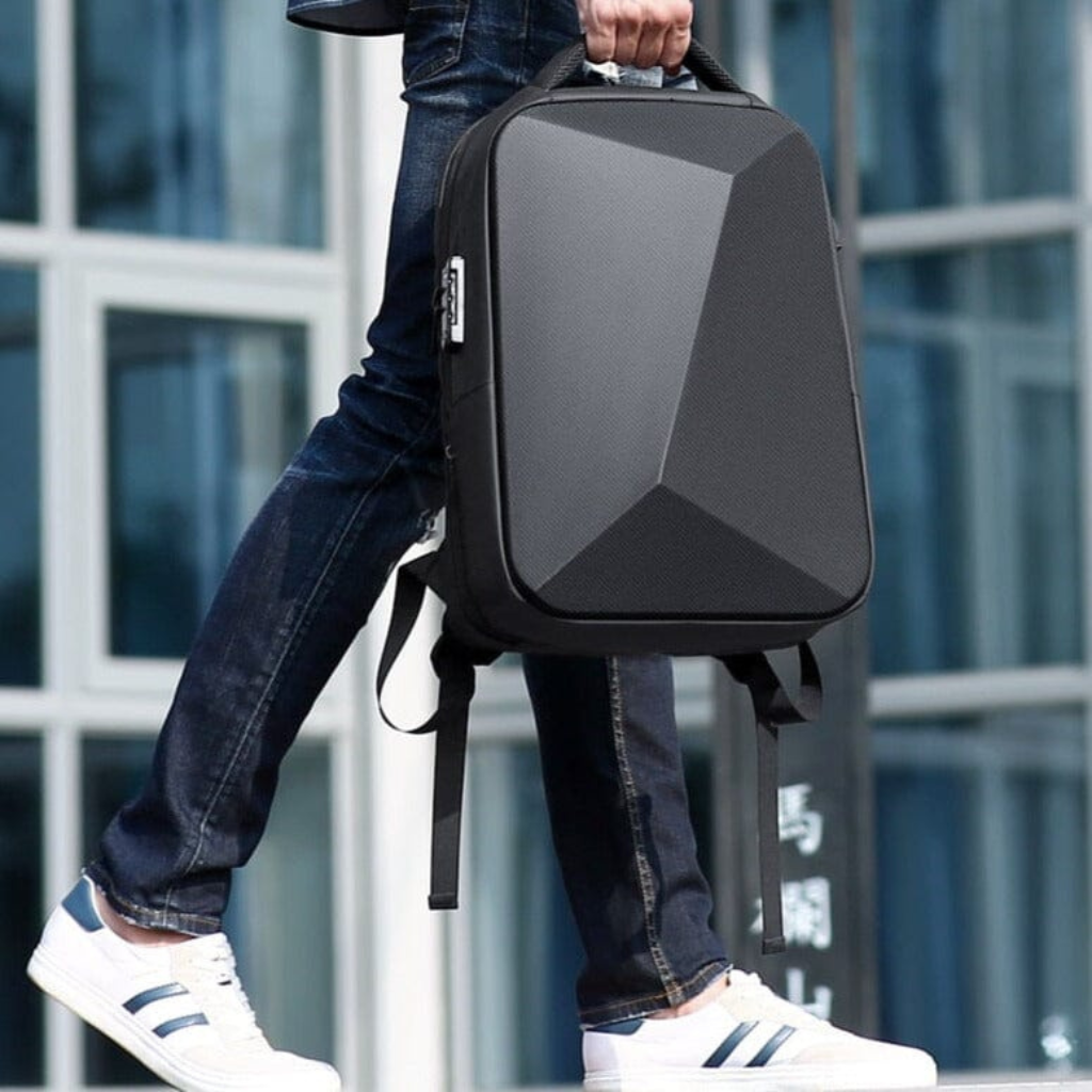 Mochila Executiva Porta USB Expansível Lorennzi 6